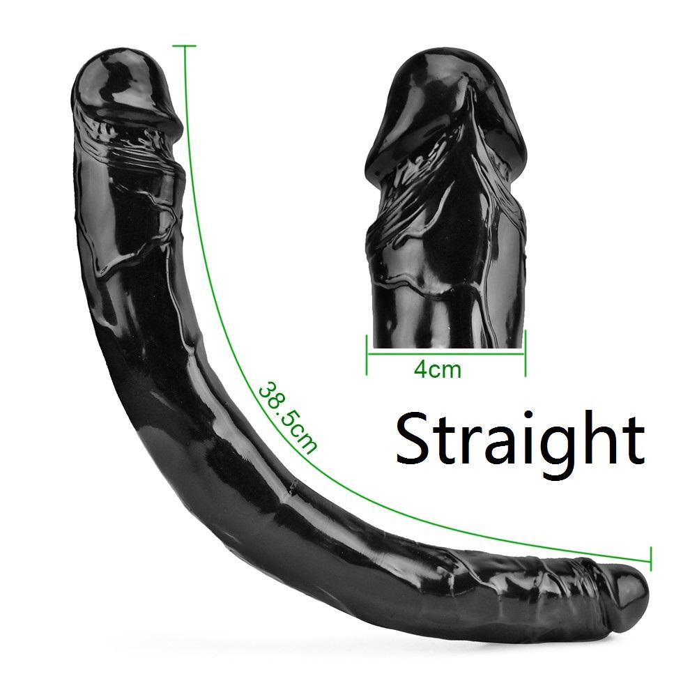 Double Head Dildo Long Realistic Dildo Double Ended Dildo Flexible Penis for Women Masturbator Sex Toys
