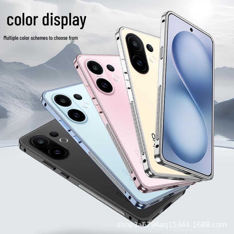 VIVO S30/S30 Pro Mini/X200FE Clamshell Metal Frame Phone Case