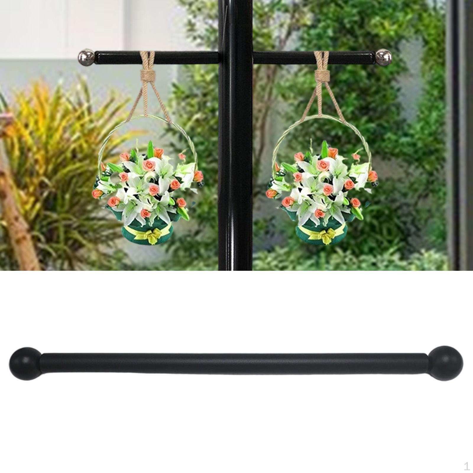 

Поперечный кронштейн для садового фонаря, флагшток, декоративная лестница, замена держателя рамы 56cm black ball