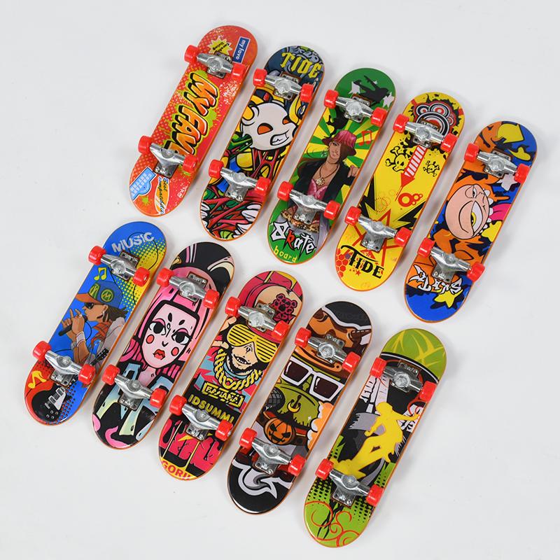 5-20Pcs Finger Skateboard Toy Mini Skate Board Fingertip Game Toys Kids Birthday Party Favors Goodie Bag Pinata Filler Gifts Kit