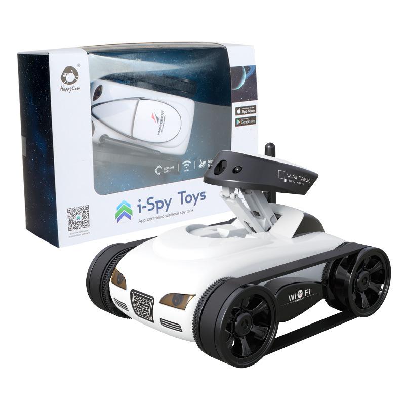 Wifi Mobile Phone Remote Control Four-channel Real-time Transmission Camera Small Tank Crawler Walking