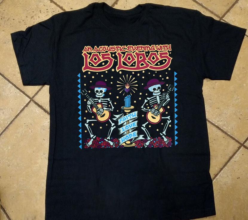 Los Lobos Faith Love Hope Adult Unisex TShirt Full Size S5XL MI092 Unisex T-Shirt XXXXL
