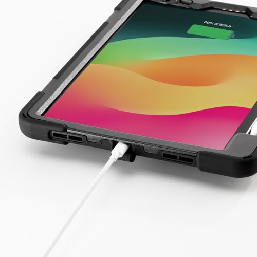 Sanwa Supply PDA-IPAD1717BK2 Shockproof Case for iPad Air 11-inch (M2/2024)