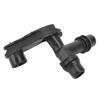 Radiator Coolant Water Hose Connector 17111707817 ABS Black Replacement for E46 3 Series