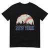 New York Retro Baseball Lover Met At Game Day T-Shirt