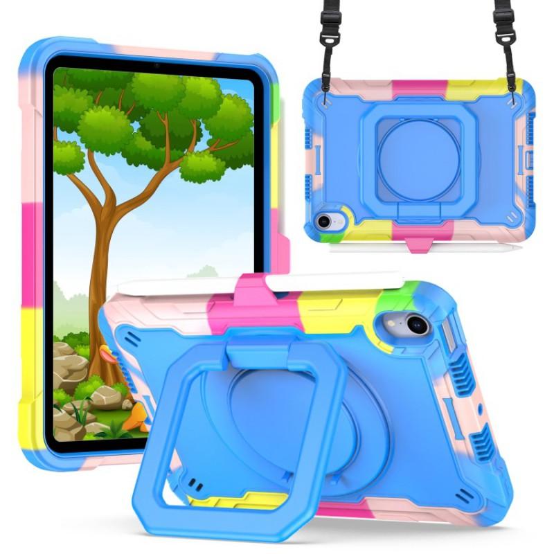 IPad Mini 6 Case With Wrist Band Stand Protective Tablet Cover