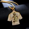 Halsband Ny Hip Hop Hiphop Smycken Fotboll Epoxi Nej. 30 Jerseyhalsband