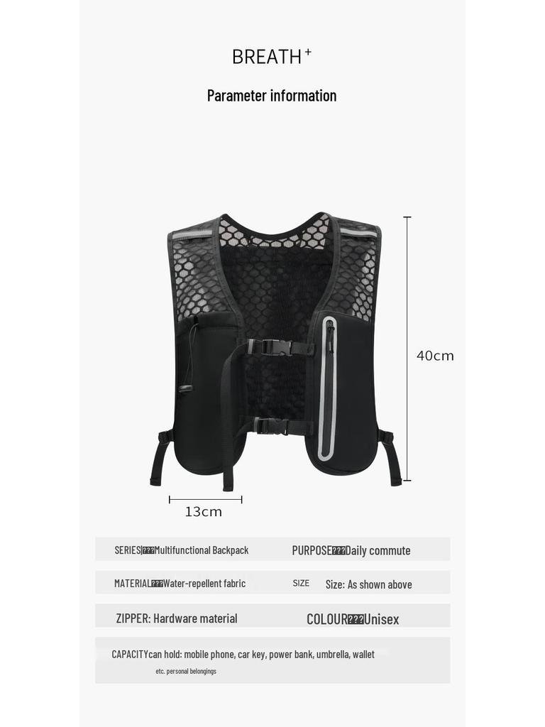 Gilet Zaino Multi-Sport: Ideale per Escursionismo, Ciclismo e Maratone