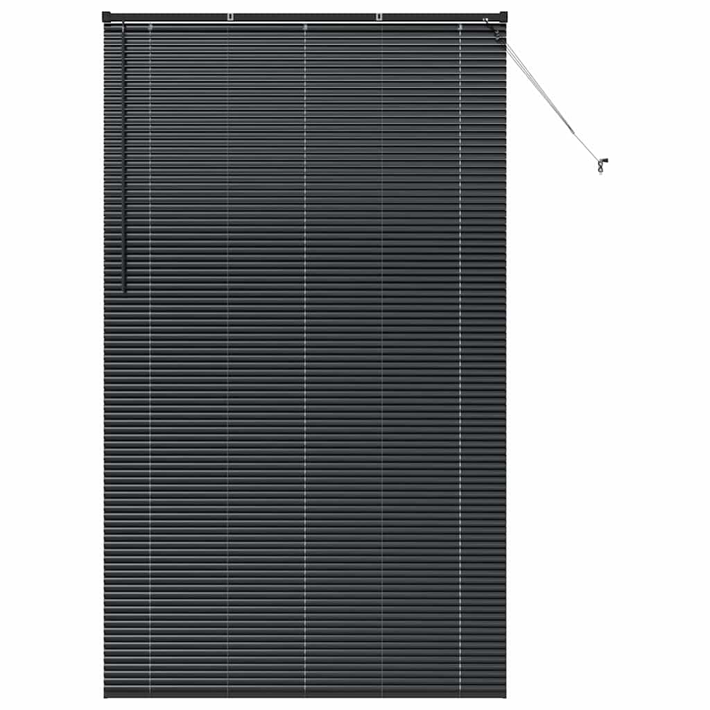 Black Venetian Blinds 220 x 135 cm Aluminium