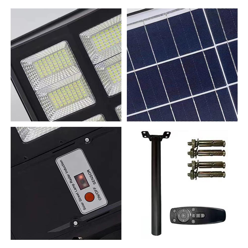 Solar Lights Outdoor Waterproof Motion Sensor Floodlight Remote Control for Patio Garage Backyard Wall Lamps Garden Street Light