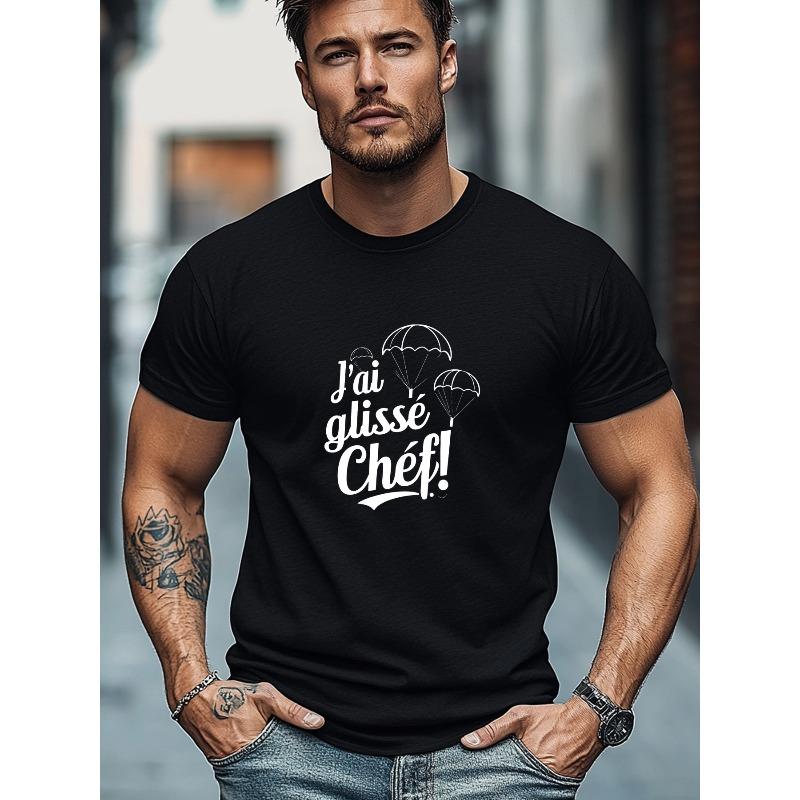 

European sizes Men s Pattern Summer Casual Crew Neck Short T-Shirt 4XL чорний