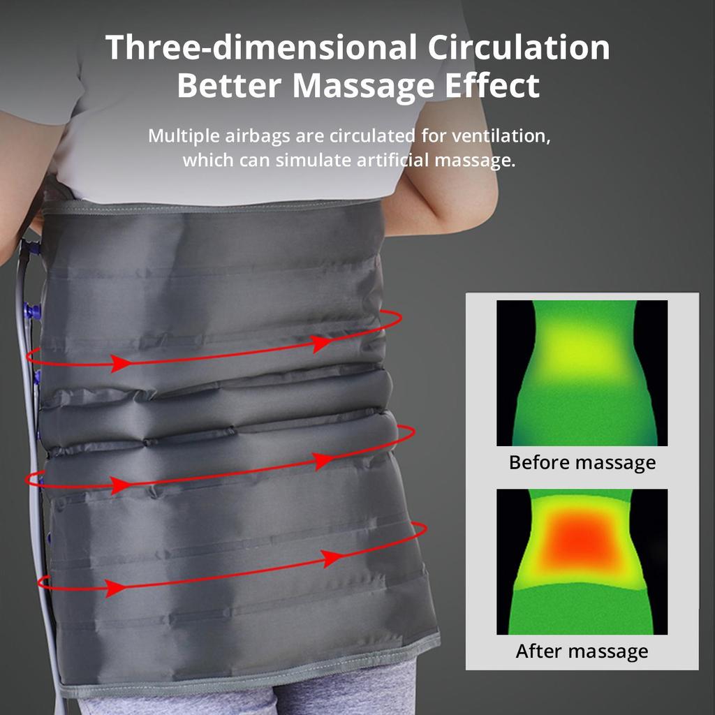 8-Cavity Electric Airbag Pressure Massager Wraps Arm Waist Leg Foot Massage Promote Blood Circulation Kneading Instrument