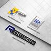 Metall 3D R Design Kühlergrill Logo Auto Styling Heckklappe Buchstaben Emblem Aufkleber für Volvo XC40 S80 S40 S60 XC60 XC90 XC70 V70 V60 S90