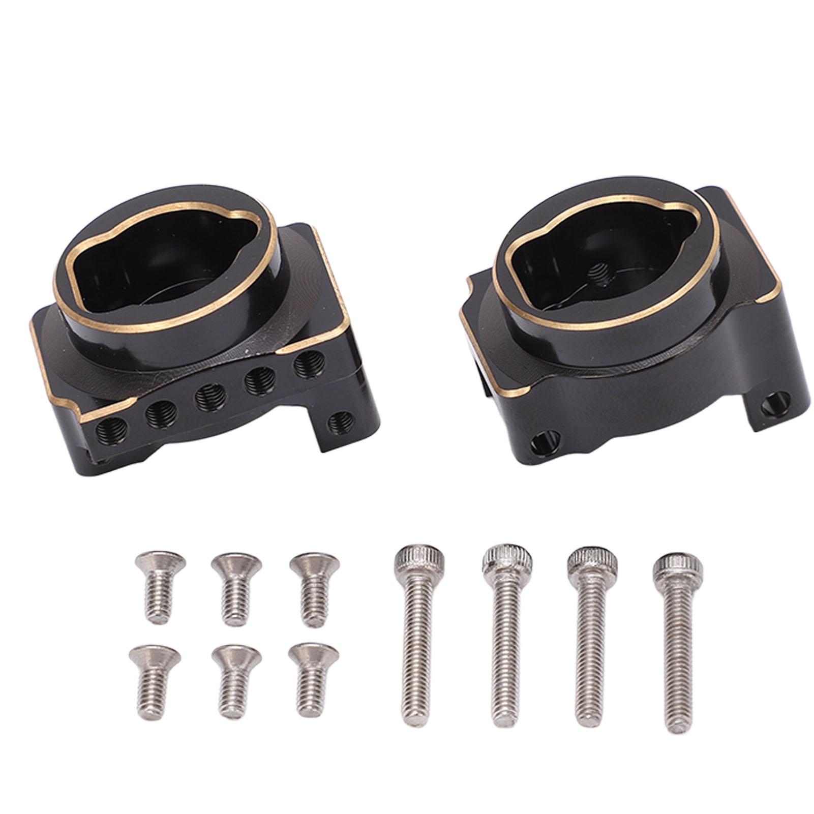 

2pcs RC Brass Rear Axes C Hub Professional Replacement RC Rear Axes Adapters for RC Cars