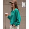 Demana Women's Cloud Cotton Round Neck Drawstring Sweatshirt