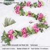 Artificial Rose Vine Floral Ceiling Decor