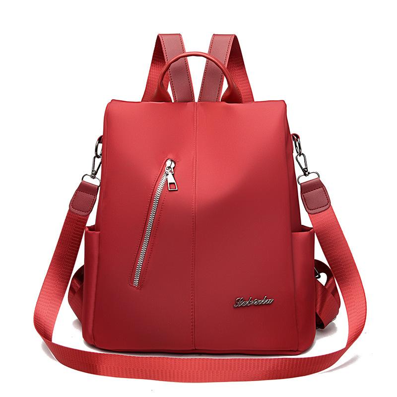 Oxford Cloth Backpack for Women New Korean Style Fashion Travel Backpack Versatile Anti-theft Canvas College School Bag