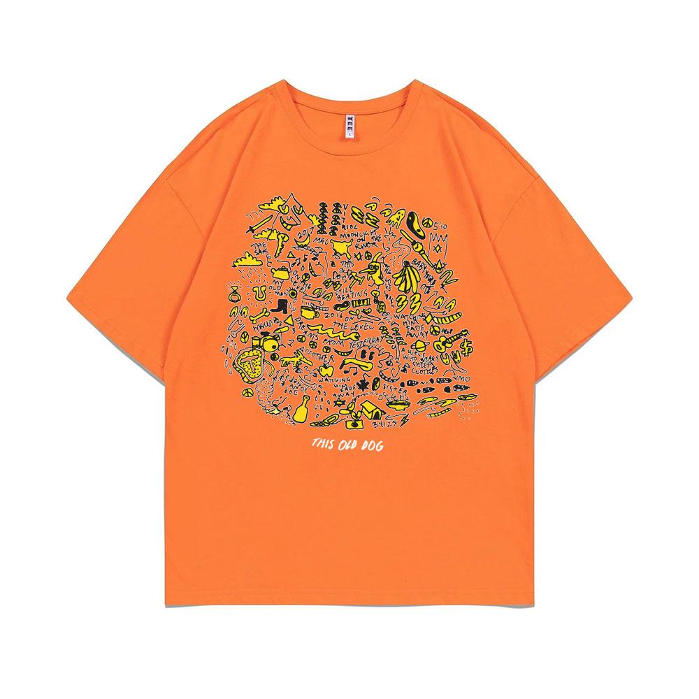 Singer Mac Demarco This Old Dog Album Graphic Tshirt Short Sleeve Men Women Vintage Oversized T-shirts Male Pop Music T Shirts
