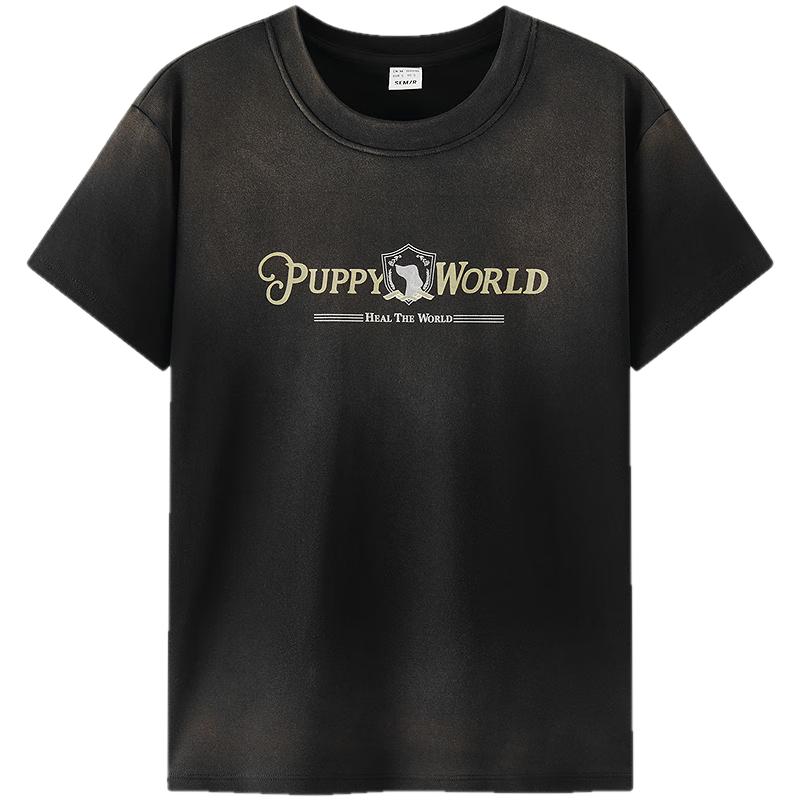 Semir Women s Gradient Print Slim Fit Short Sleeve T-Shirt M