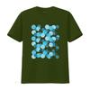 Blue spots Polka dot Womens T Shirt Black Large vintage Washed Soft streetwear Top For Everyday Wear designer clothes Versatile