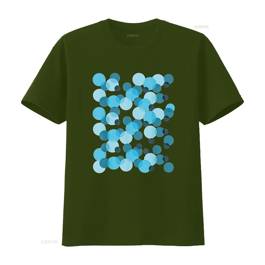 Blue spots Polka dot Womens T Shirt Black Large vintage Washed Soft streetwear Top For Everyday Wear designer clothes Versatile