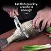 Stainless Steel Multi-Purpose Fish Scaler and Belly Knife
