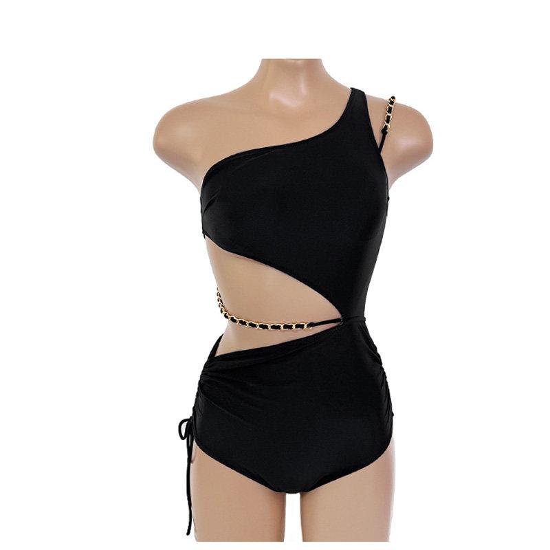 2026 New Women Boho One Piece Swimsuit Bikini Set High Waisted Halter Neck Monokini Push Up Sexy Summer