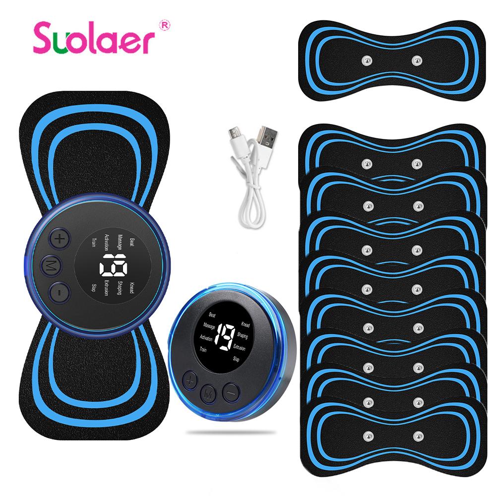 Mini EMS Neck Massager Portable Electric Stretcher For Cervical Pain Relief Shoulder Relaxation Muscle Therapy