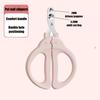 Cat Nail Clippers Circular Hole Ergonomic Double-Hole Positioning Blades Grooming Supplies Pet Trimmer Clippers for Cats Dogs