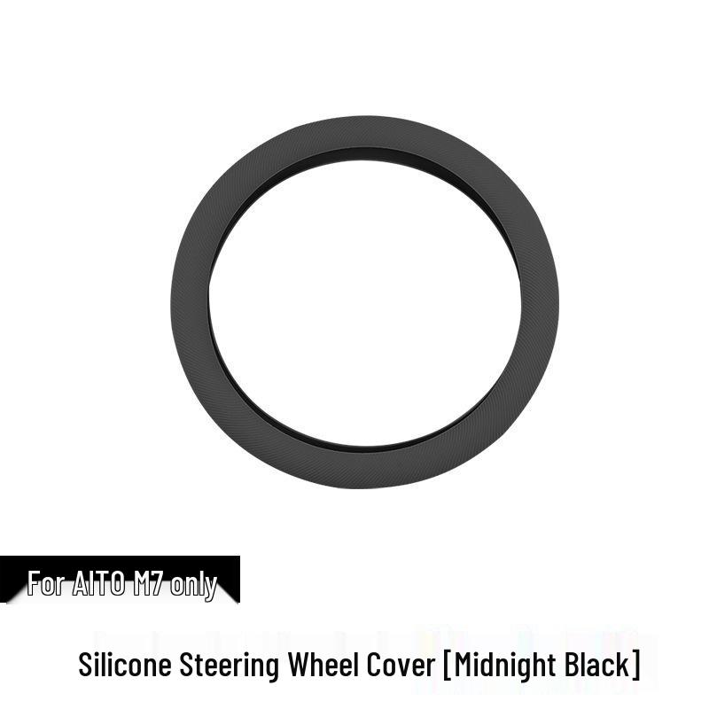Ultra-Thin Silicone Steering Wheel Cover for Aito Wenjie M7/M5/M9 - All-Season, Universal Fit, Free Shipping Included