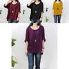 Women's Casual Vintage Cotton Linen Loose Long Sleeve Shirt For Effortless Style