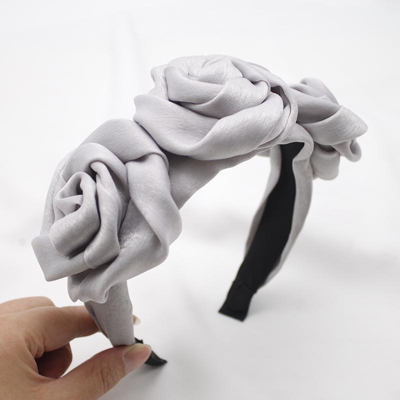 

Lystrfac Цветочный Декор Бархатная Повязка на Голову для Женщин Дикая Винтажная Обруч для Волос Красная Черная Повязка на Голову Ободок Головные Уборы Аксессуары для Волос