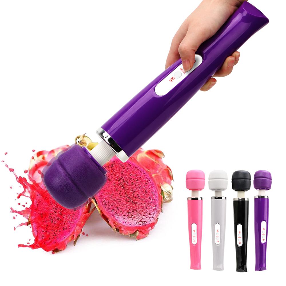 Breast Massager Sex Toys for Women 10 Speed Clit Stimulator Dildo Big Size Vibrator Magic Wand AV Stick