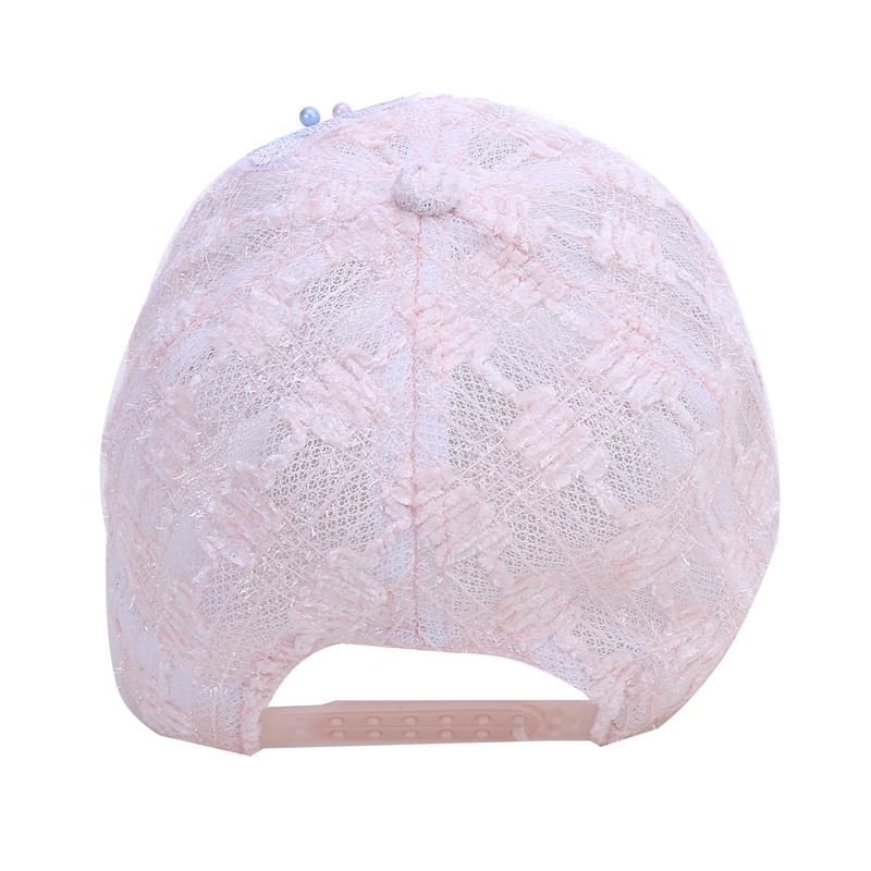Letní krajkové květiny Prodyšná venkovní sportovní sluneční clona pro ženy muže Módní klobouk Nastavitelná baseballová čepice