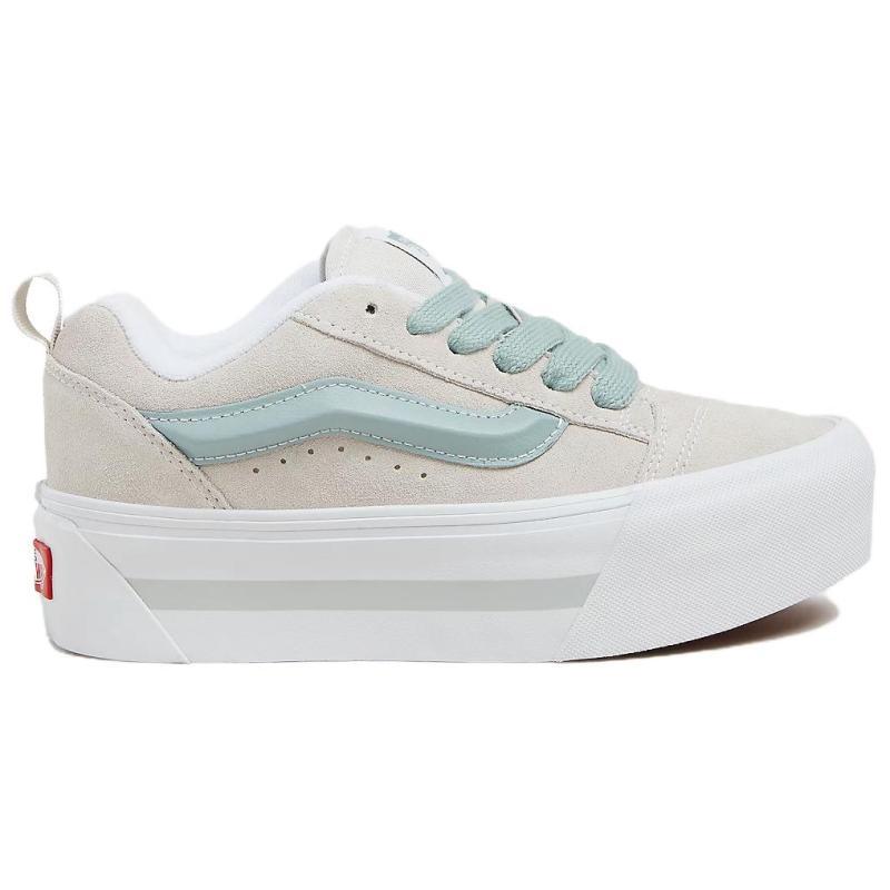 Vans Knu Stack Abrasion Resistant Low Top Skateboard Shoes Unisex White Sneakers VN000CP67VF