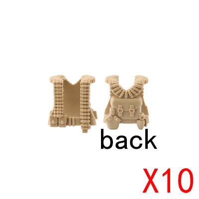 Building Blocks Soldier Figures Equipments Accessories Gifts Toys MOC USA Army Bulletproof Armored Vest Mini Bricks Toy DIY R28