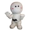 26cm Resin Mummy Figurine Standing Decorative Statue Wrapped Bandage Design with Bat Detail for Indoor Display Collectible Ornament