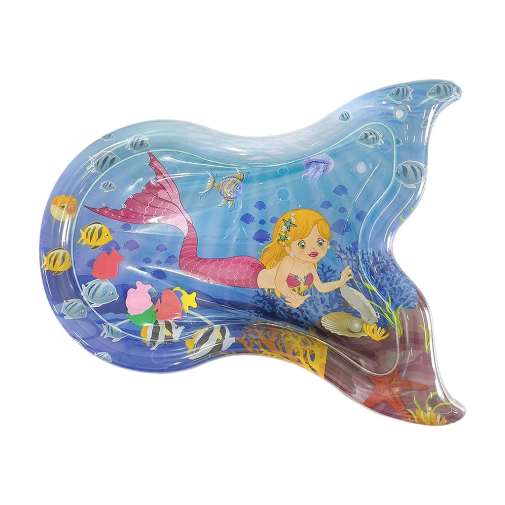 Cats Cooling Mat Napping Pad Dogs Crates Bed Inflatable Bed Lounger Ocean Theme Creative Water Mat