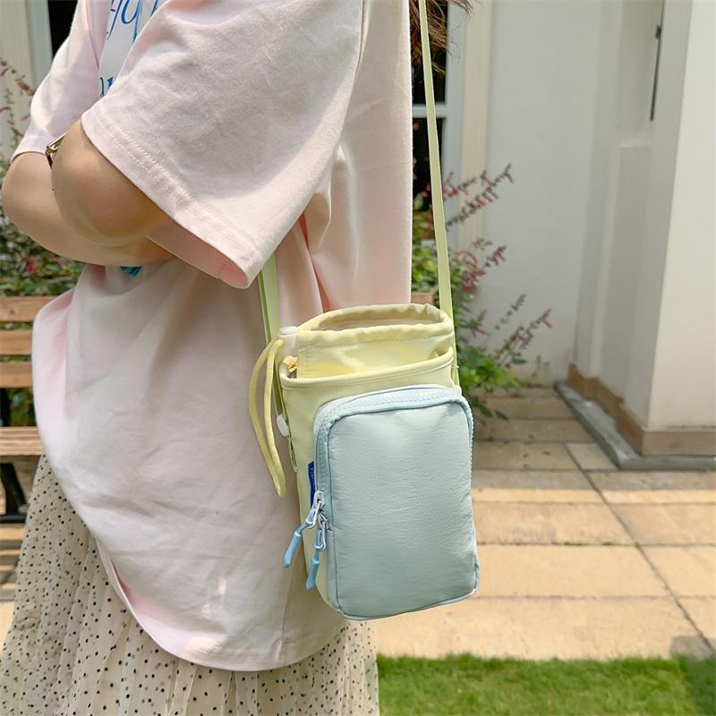 Contrast Color Small Bag Women's Commuter Crossbody Bag Outdoor Sports Shoulder Bag