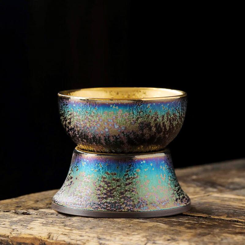 Chinese Light Luxury Tianmu Jianzhan Master Teacup