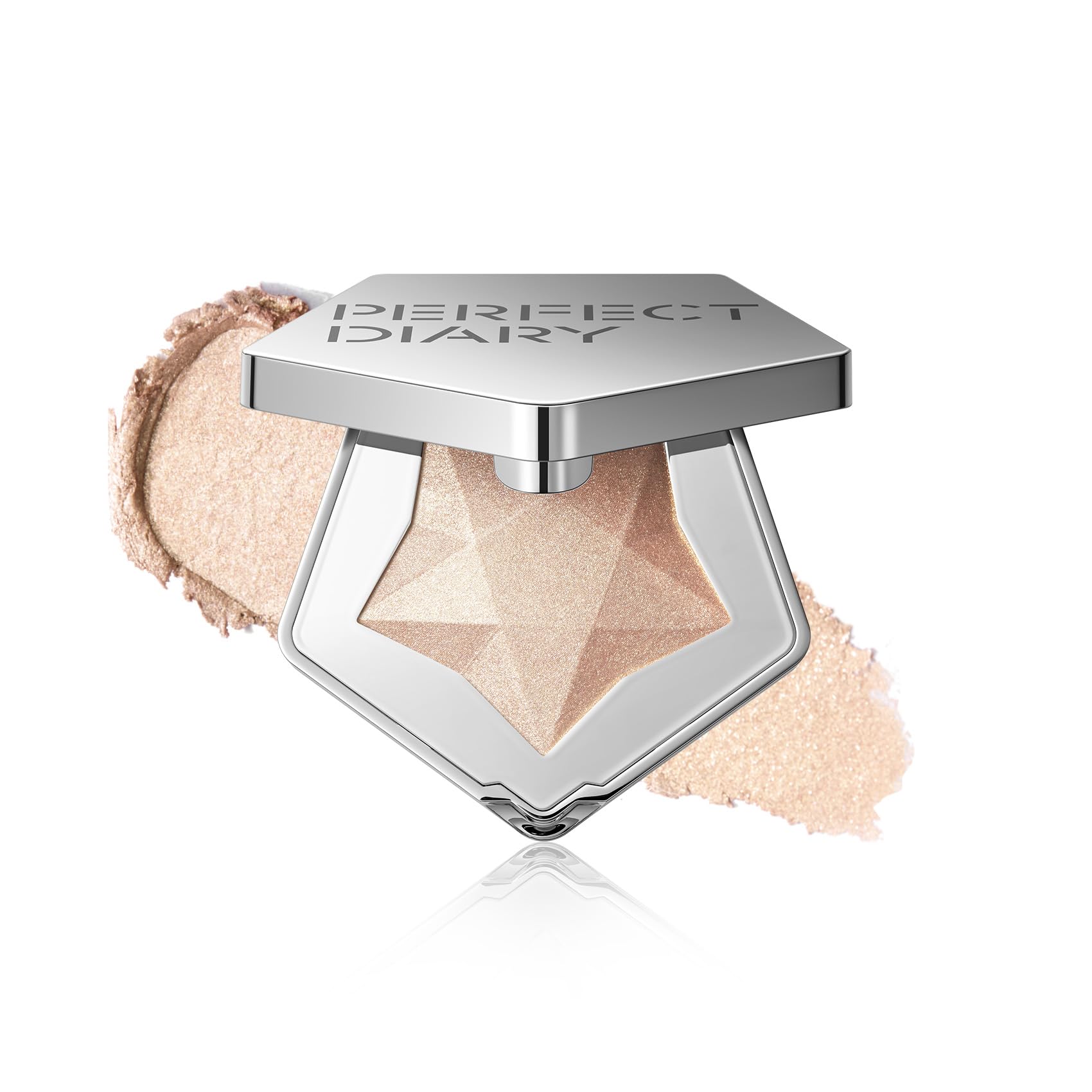 PERFECT DIARY Highlighting Powder Stardust Diamond Highlighter Luminizer 02 Light Champagne