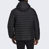 Adidas Originals Solid Color Zipper Hooded Cotton Jacket Men Outerwear Black HD4757
