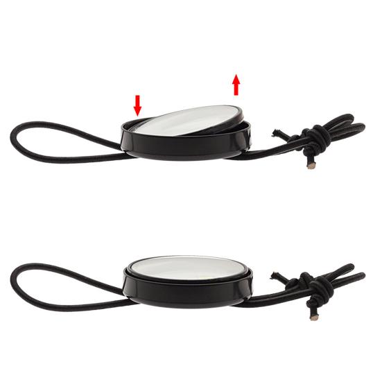 Diving Hand Mirror Portable Diving Rearview Mirror Adjustable Round Convex Diver Observe Mirror Diving Equipment for Cave Dive Drifting