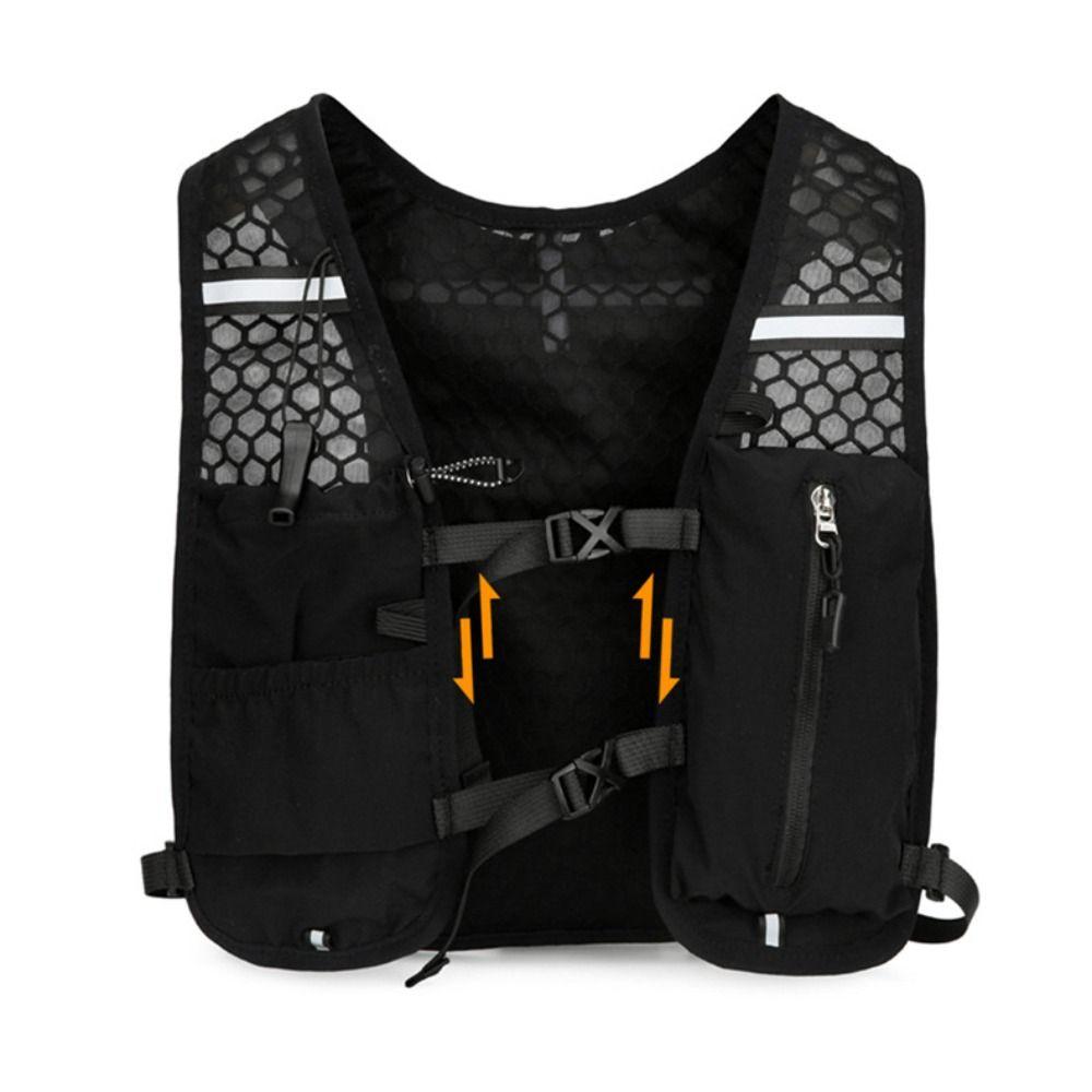 Vest Style Hydration Backpack Breathable Trail Running Backpack Reflective Running Bag  Hiking