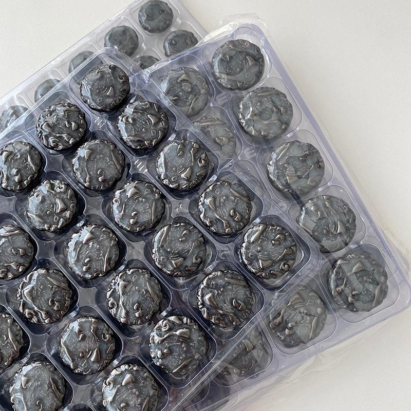 Large Suit Coat Blazer Sewing Buttons Metal Buckles Clothing Needlework Accessories Diy Crafts Supplies Round Alloy Button 6pcs