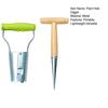 Plant Hole Digger for Planting Seeds And Bulbs Lightweight Garden Seeds Dispenser with Wooden Handle Handheld Tool for Tulip Daffodil Saffron