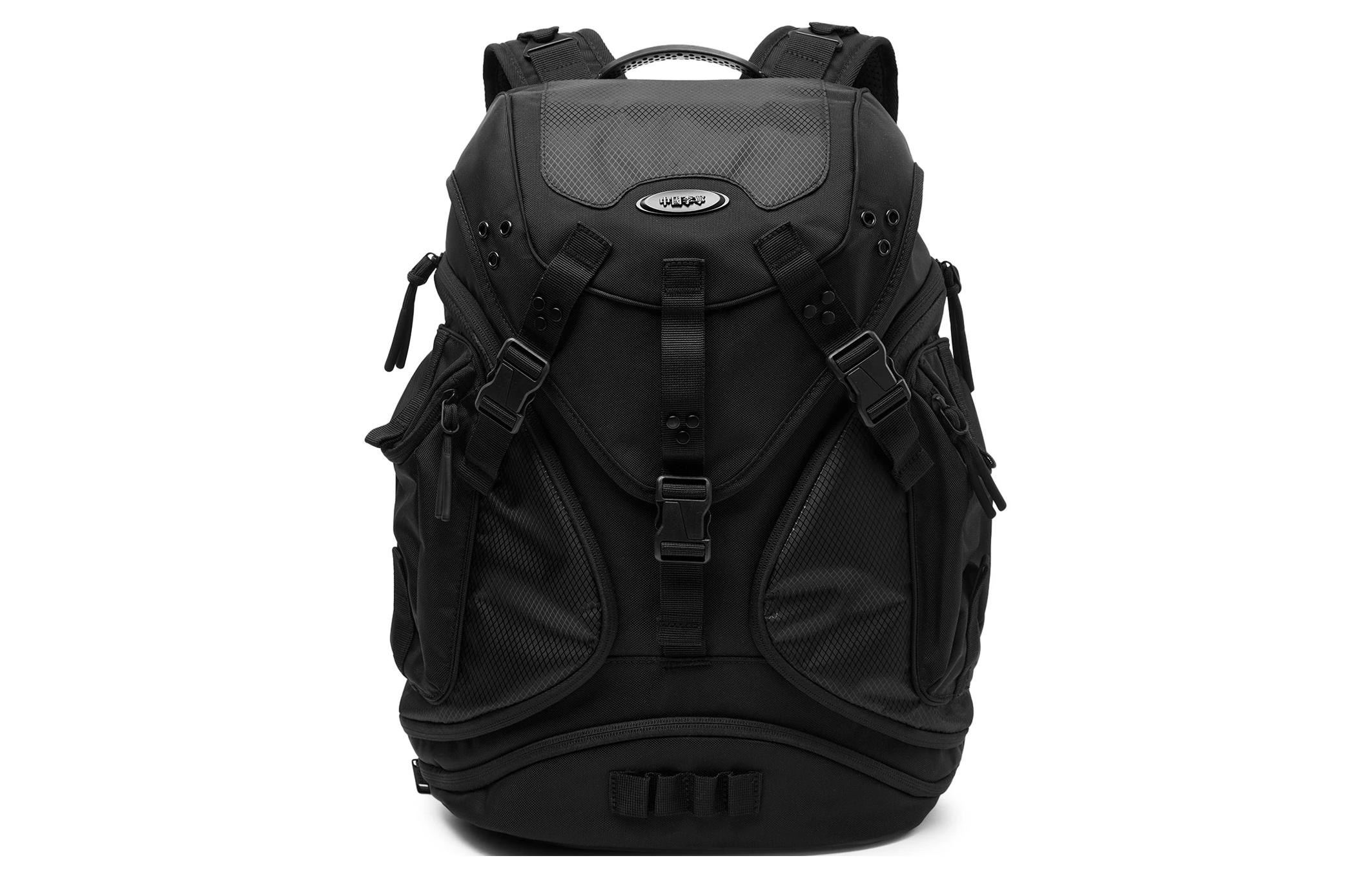 Li Ning Polyamide Backpack Regular Unisex Black ABSU057-1