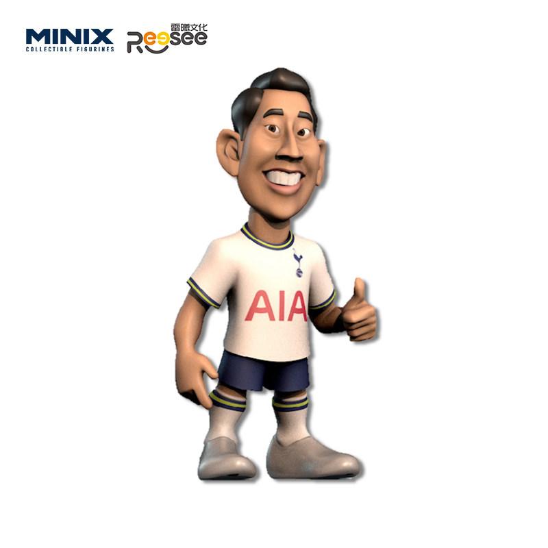 Genuine UEFA Champions League Star Player Messi Mbappe Limited Edition Figurine Collection Dolls Football Fan Toy Gifts