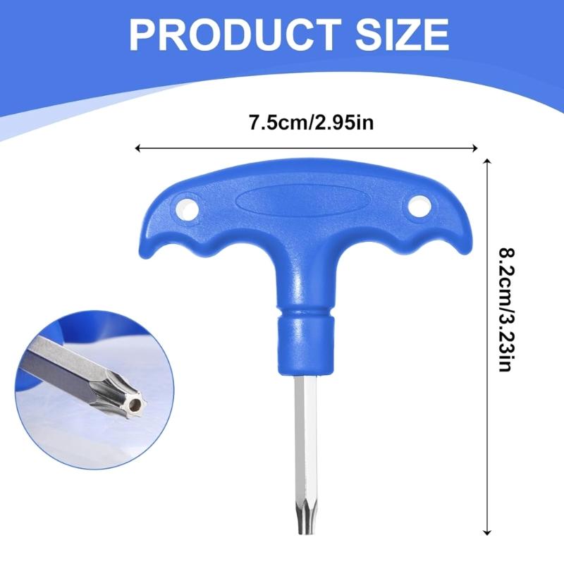 Ergonomic Golf Wrench With Smooth Handle Stainless Steel Construction Easy Grip Club Adjustments Wrench