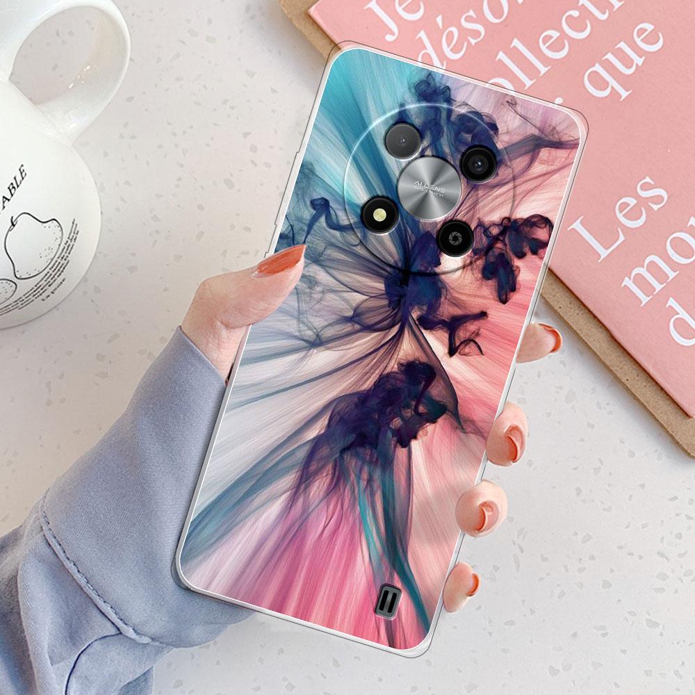 Pour ZTE Blade A73 Coque Pour ZTE Blade A73 5G Housse Mode Transparente Protection Silicone Souple Étui Téléphone Pour ZTE Blade A73 Coque Fundas